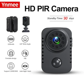 Ynmee MD29 PIR Mini Camera 1080P Full HD Smart Security Pocket Night Vision Camcorder Standby Video Recorder No APP Body Cams 1