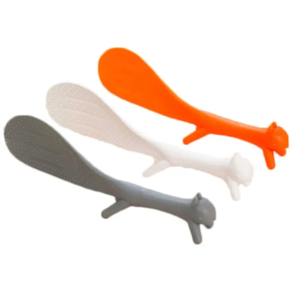 Plastic Rice Scoop Non Stick Squirrel Shaped Ladle