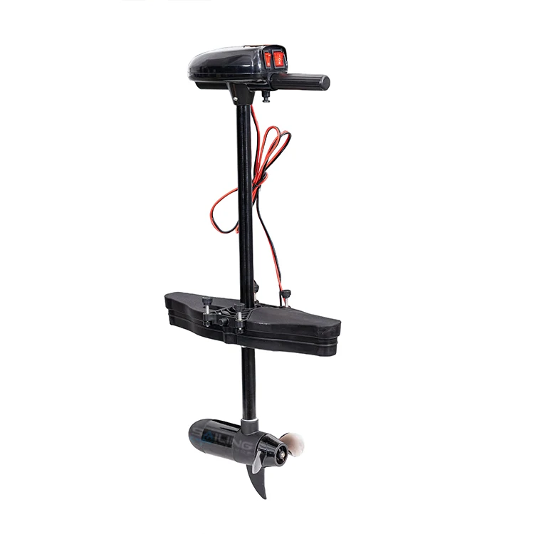 Motor Eléctrico Fueraborda 58LBS 12V - Motor De Barco Ligero, Altura Ajustable Y Eficiente