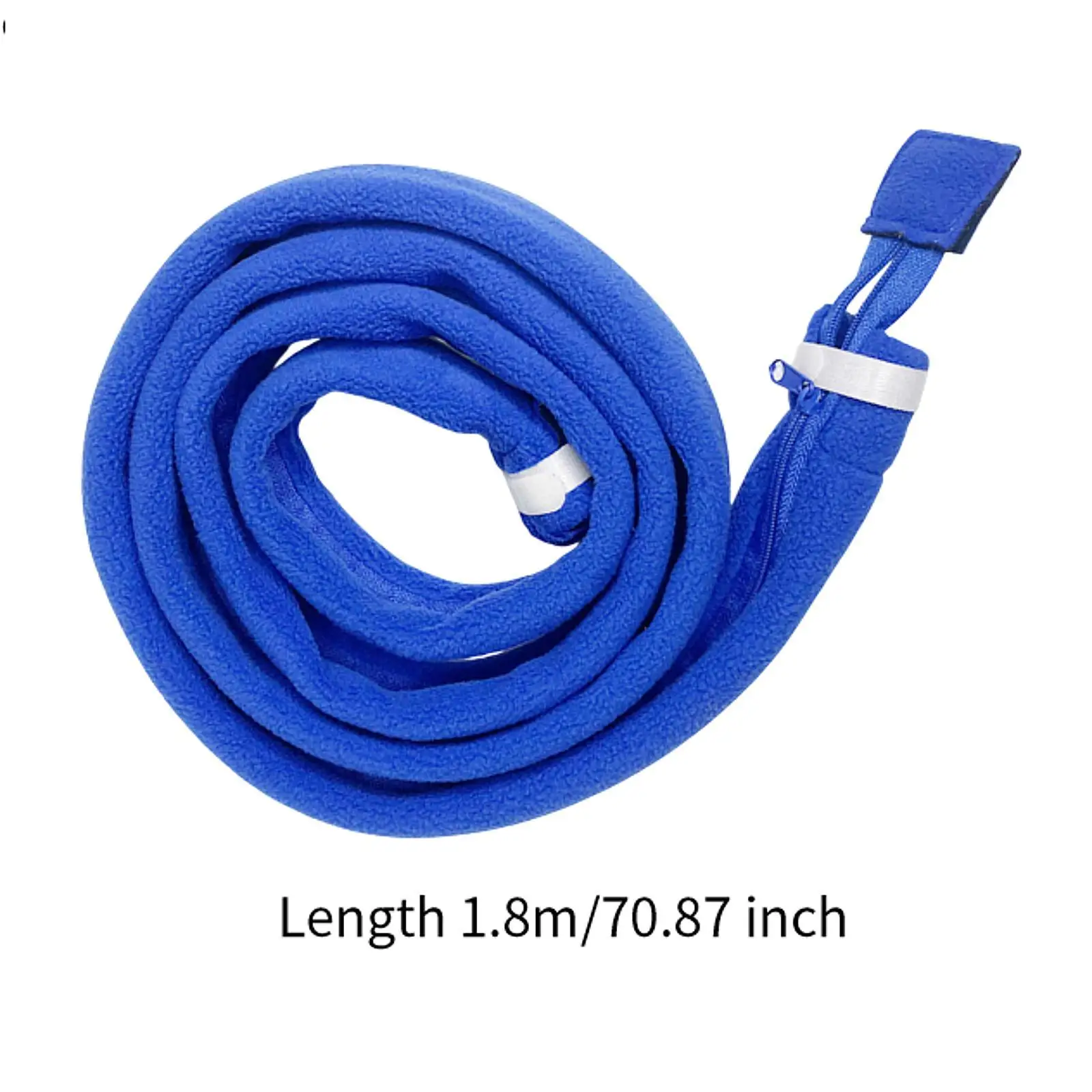 Cpap Hose Cover with Zipper Insulation Protection Soft Zippered Fleece Wrap 6