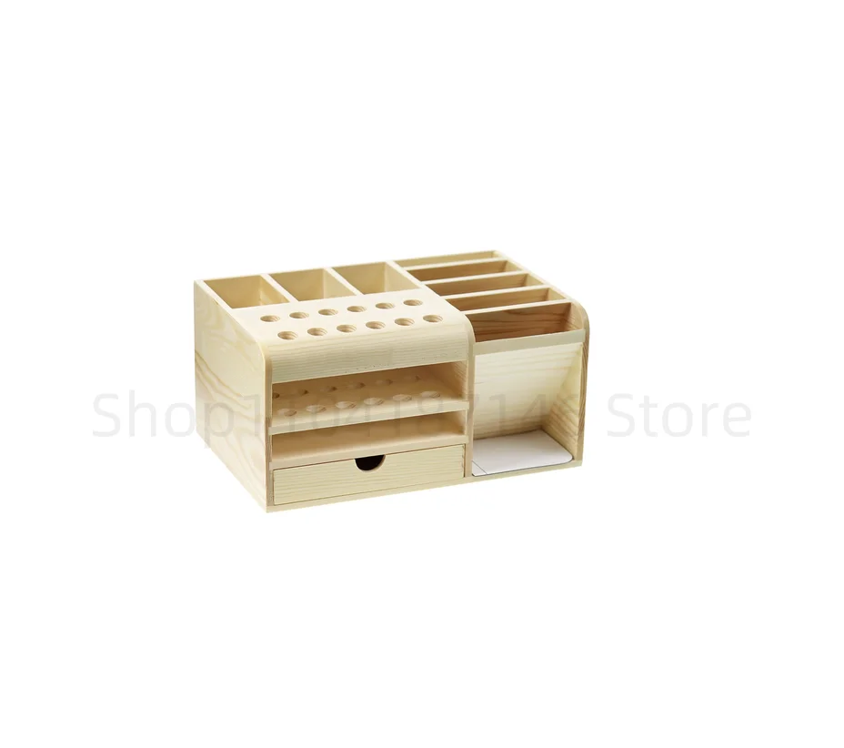 Wooden Storage Box Screwdriver Tweezers Holder Mobile Phone Repair Desktop Reception Tool Parts Box 2