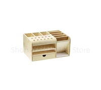 Wooden Storage Box Screwdriver Tweezers Holder Mobile Phone Repair Desktop Reception Tool Parts Box 2