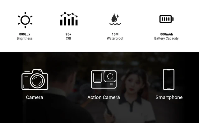 Luce LED Video Professionale SmallRig - Kit Illuminazione Per Foto E Video - Foto 3