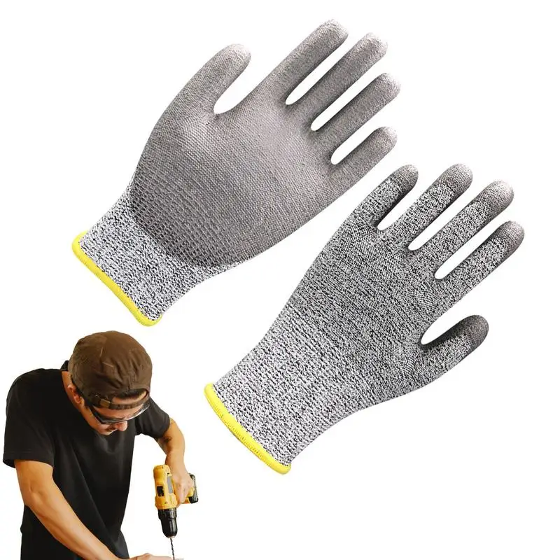 

Перчатки с защитой от порезов 1 пара, многоразовые защитные перчатки для порезов, рабочие защитные перчатки для устриц, мандолина, нарезки мяса