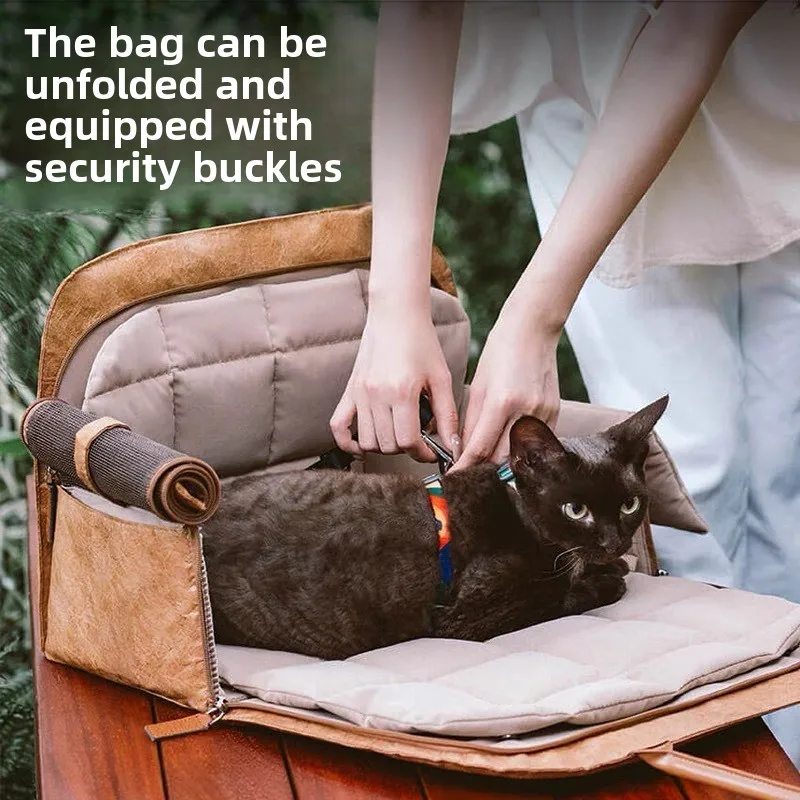 Multifunctional Pet Carrier Backpack Pet Travel Handbag Lightweight Travel Shoulder Bag for Cats Dogs Comfortable for Puppies