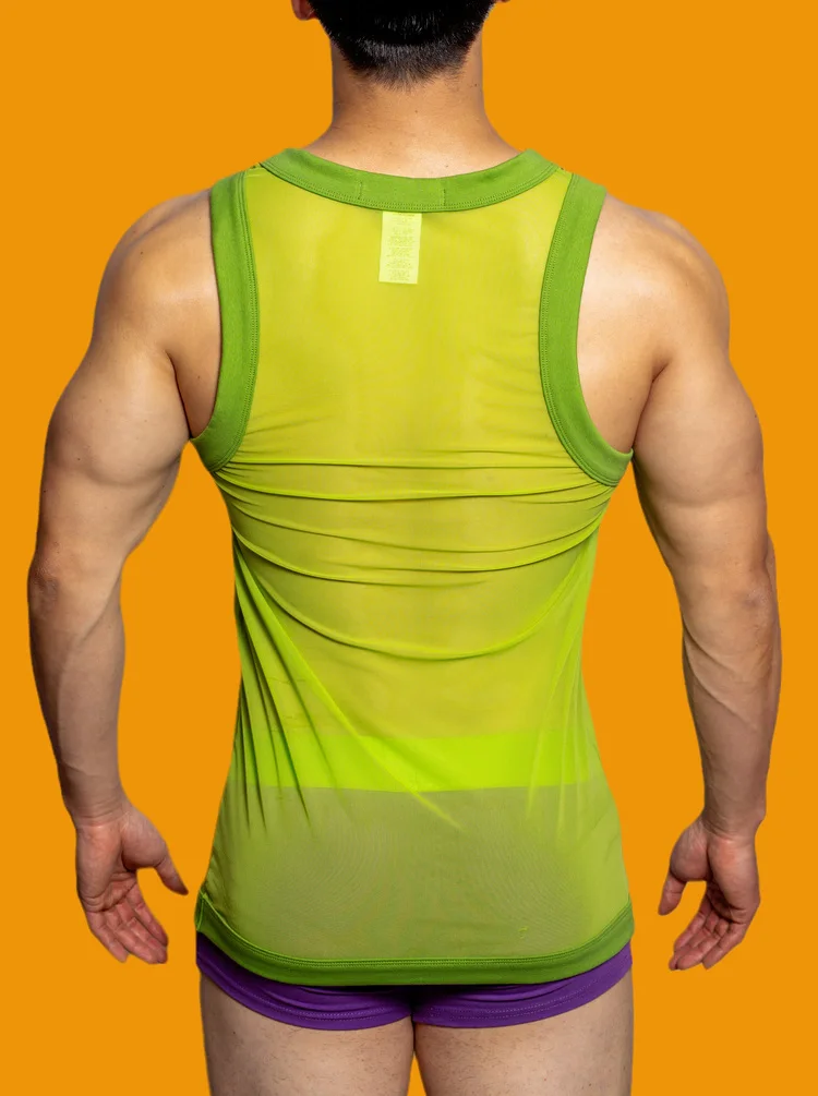 Ropa De hombre, camisas De gimnasio para hombre, camiseta Sexy transpirable De malla para interiores, camiseta sin mangas De baloncesto, Cuecas De Masculina, camisetas para el cuerpo