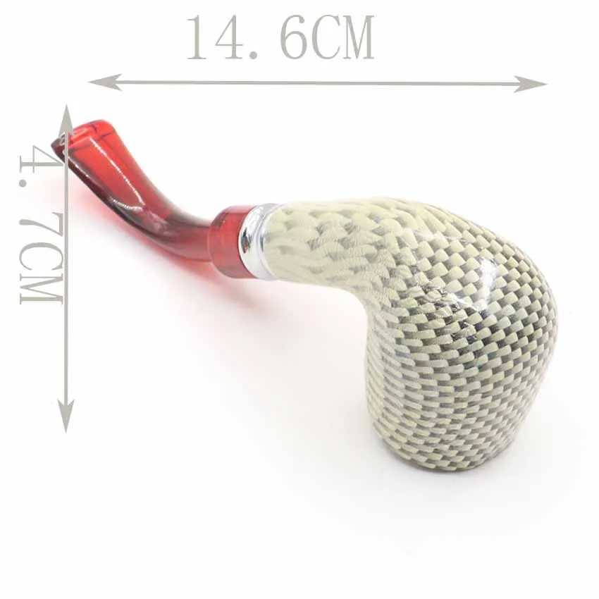 Detachable Resin Snake Grain Pipe Filter cigarette holder Smoking Pipe Tobacco Cigarettes Cigar Pipes Gift