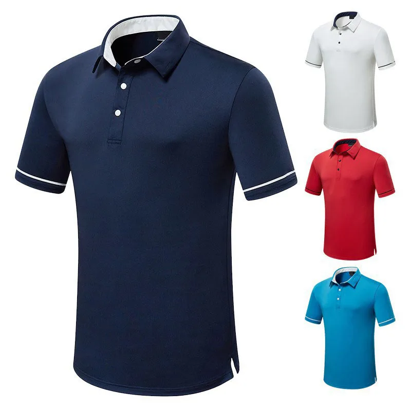 

Golf men's short sleeved T-shirt quick drying sweat absorbing POLO shirt