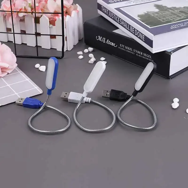 6 LEDs USB Reading Light Portable USB LED Mini Book Light Flexible Table Light 2