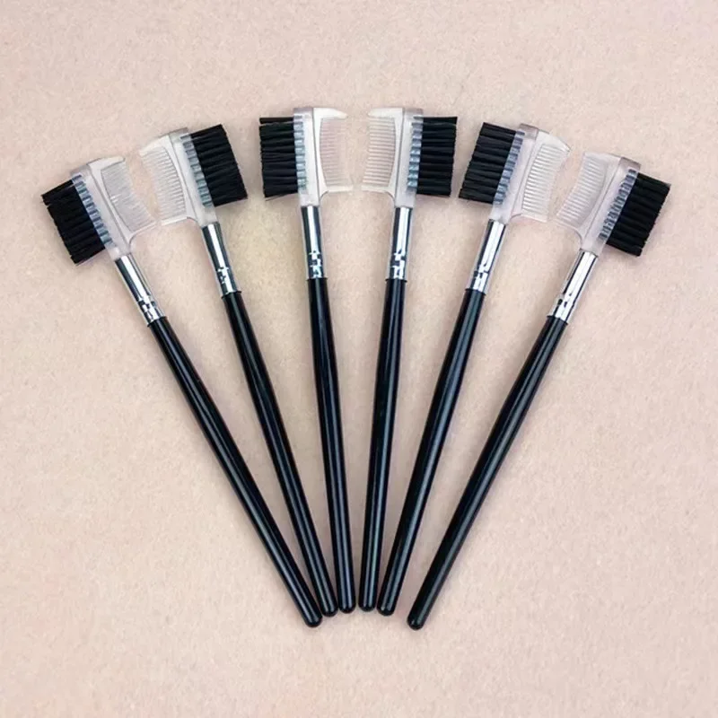 1/3 Pcs Eyelash Comb Shaper and Eyebrow Brush Dual Comb Double Head Makeup Grooming Tool For Women Girls
