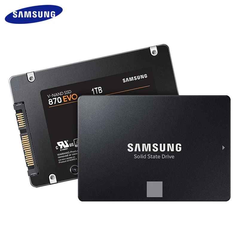 Original SAMSUNG 870 EVO SATAIII SSD 250G 500G 1TB 2TB 4TB SATA3 2 ...