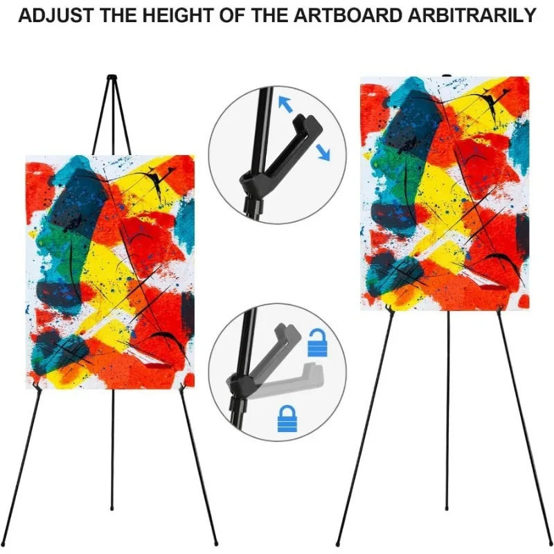 Közelkép az állvány állítható műanyag kapcsairól