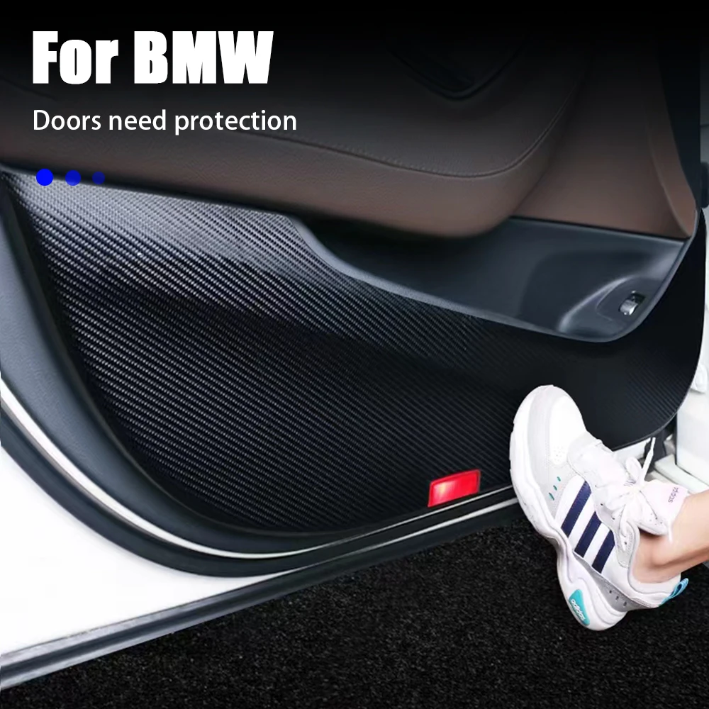 Carstyling door AntiKick Pad leather Side Edge Film Protector