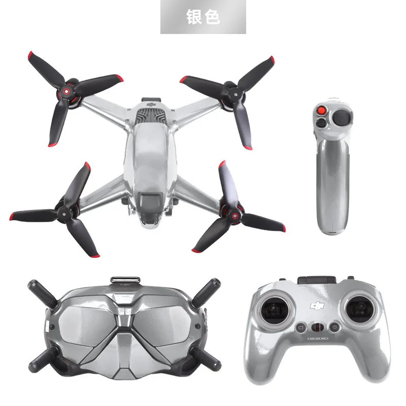 Drone Accessories PVC Sticker For DJI FPV Combo Protector Drone Decorative Sticker Body Covering Film