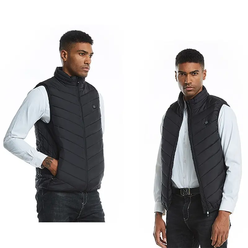 21 Areas Winter USB Heated Vest Adjustable Temperature Self-heating Vest Washable Sleeveless Heating Jacket