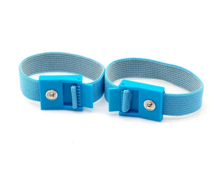 Conductive Adjustable Estim Wrist Strap Components 4pcs Stim Loops DC3.5 Snap Wires estim wrist strap