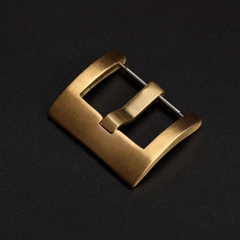 Pure Copper Bronze Buckle 18MM 20MM 22MM 24MM 26MM Vintage Oxidized Buckle
