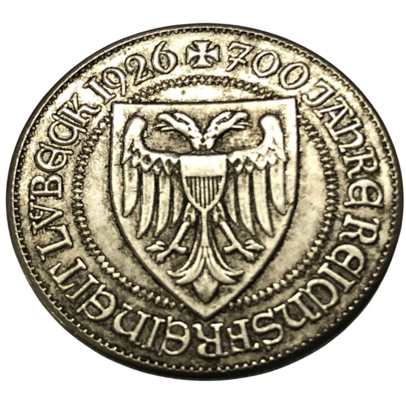

1926 Germany 3 Reichsmark Lübeck Copy Coin