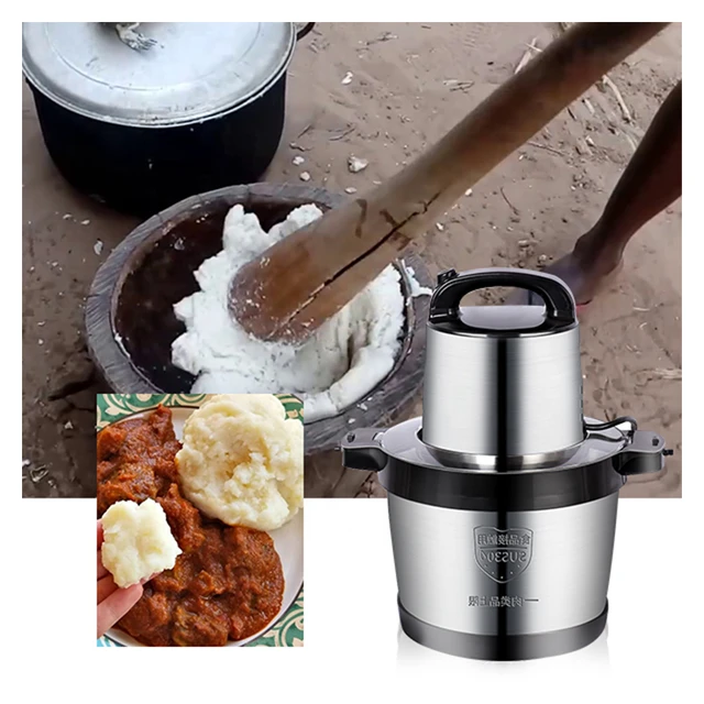 6L FuFu Pounding Machine High Productivity Electric Meat Grinder