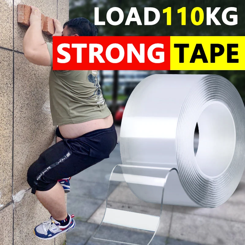 Nano Double-Sided Extra Strong Adhesive Tape – Waterproof & Cleanable