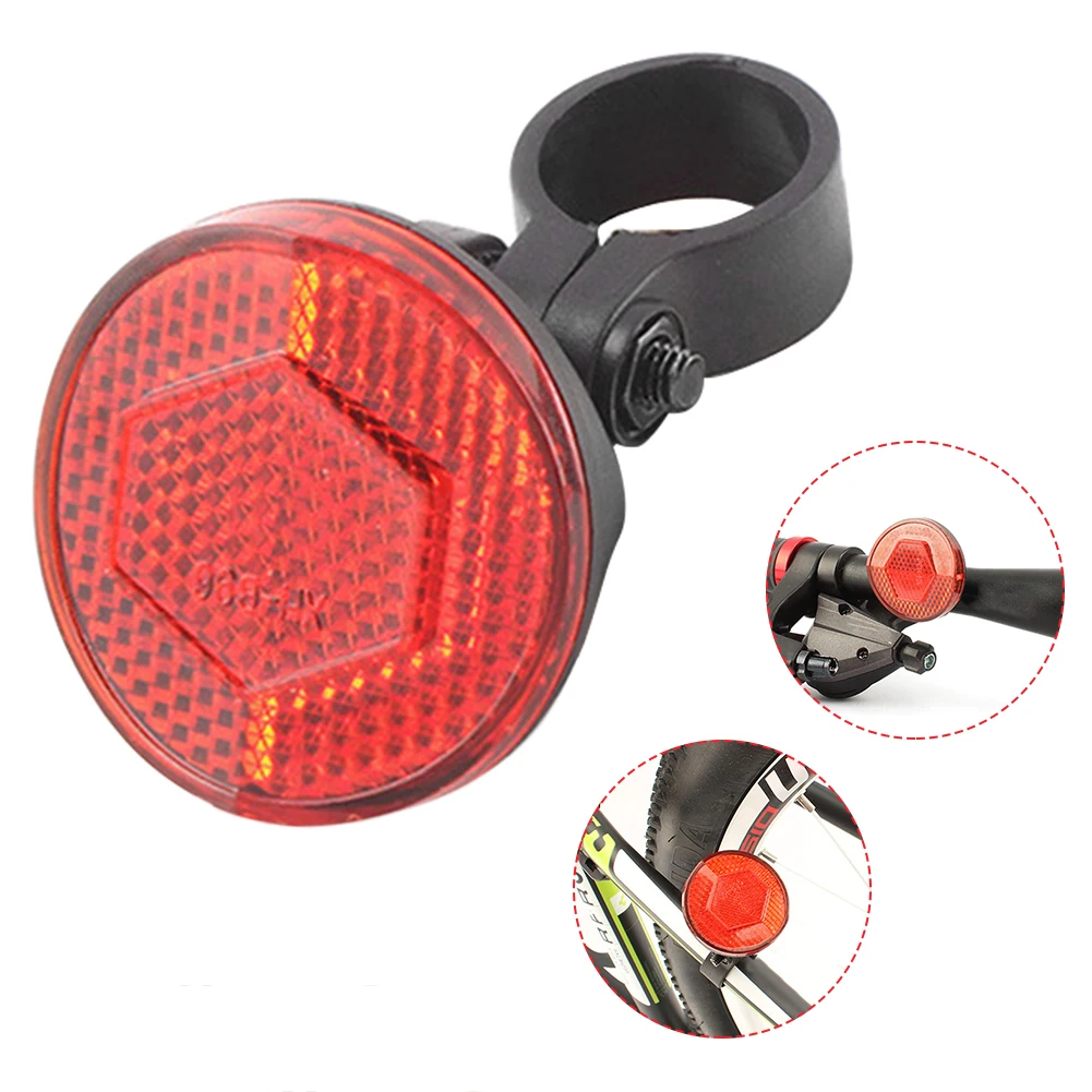 Bike Front and Rear Reflectors Bike Accessories Reflective Front Rear Warning Light for Handlebar and Seatpost for Night Riding