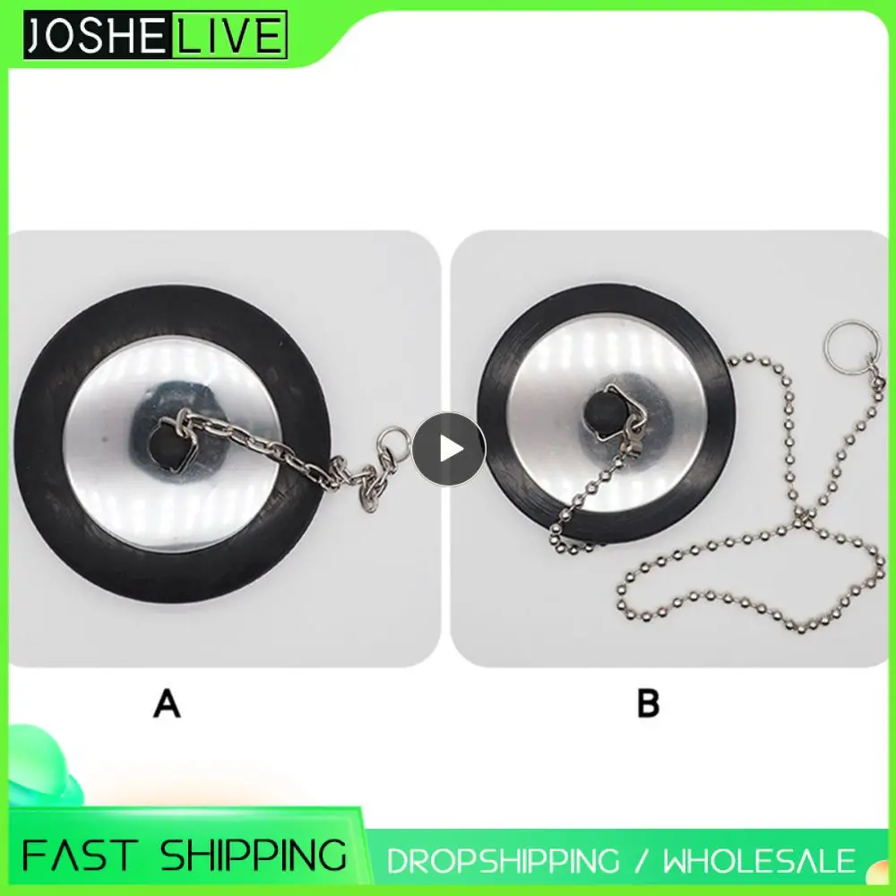 

Резиновая дренажная пробка для ванны с цепью, штепсельная Вилка для ванной, для дома и отеля