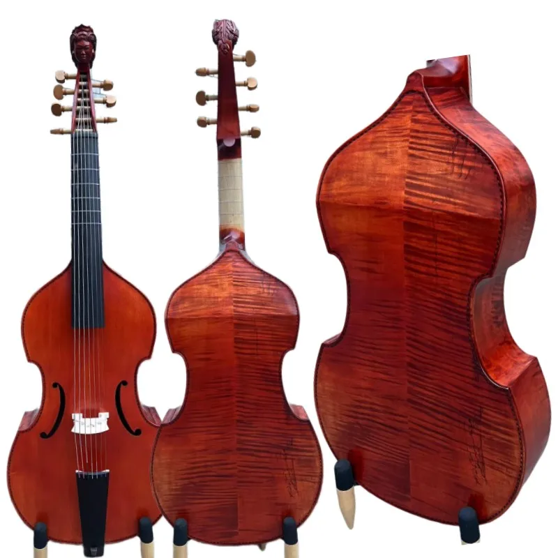 Baroque Style profession song Maestro 7 strings 29" viola da gamba,Professional concert play