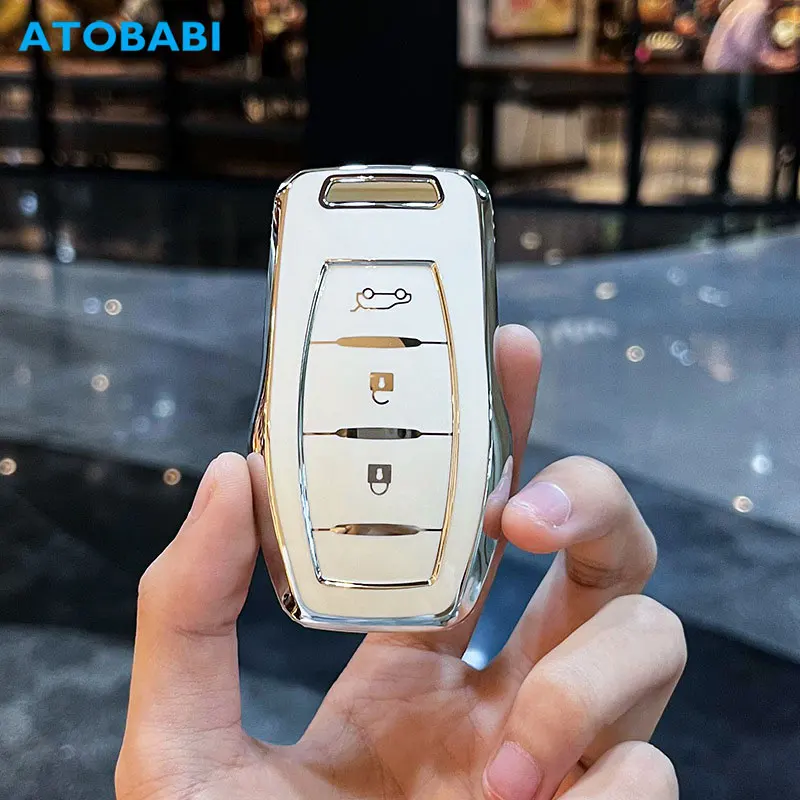 Tpu Car Key Cover Smart Remote Control Fobs Custodie Protector Portachiavi Holder Accessorio Automatico Per Dongfeng Ix5 Ix7 Red Star 580 Pro