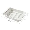 Fridge Egg Drawer Organizer Holder Trays Refrigerator Egg Container Egg Storage Bin Home Kitchen Supplies 6