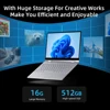 BMAX Y13PRO 360° Laptop 13.3 inch Notebook Windows 11 16GB RAM LPDDR5 512GB SSD 1920*1080 IPS Intel N100 laptops Computer 4