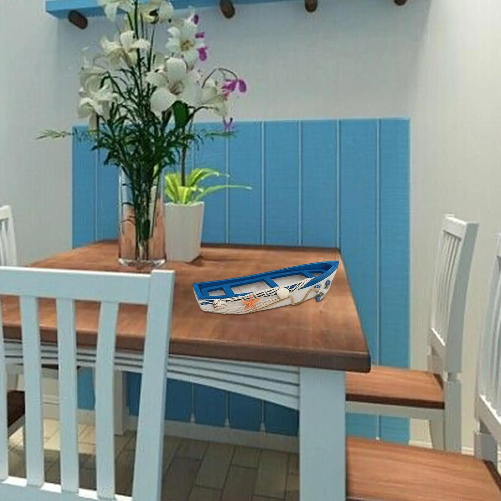 Wooden Boat Ornaments Nautical Beach Home Decoration Accessories Creative Wooden Boat Ornaments Nautical Beach Home Decoration Accessories Creative