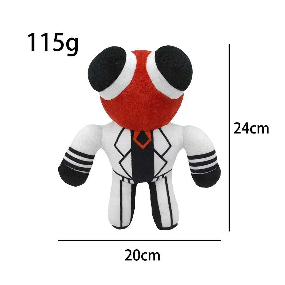 30cm Rainbow Friends Plush Toy - Colorful Cartoon Monster Doll for Kids, Perfect Christmas Gift