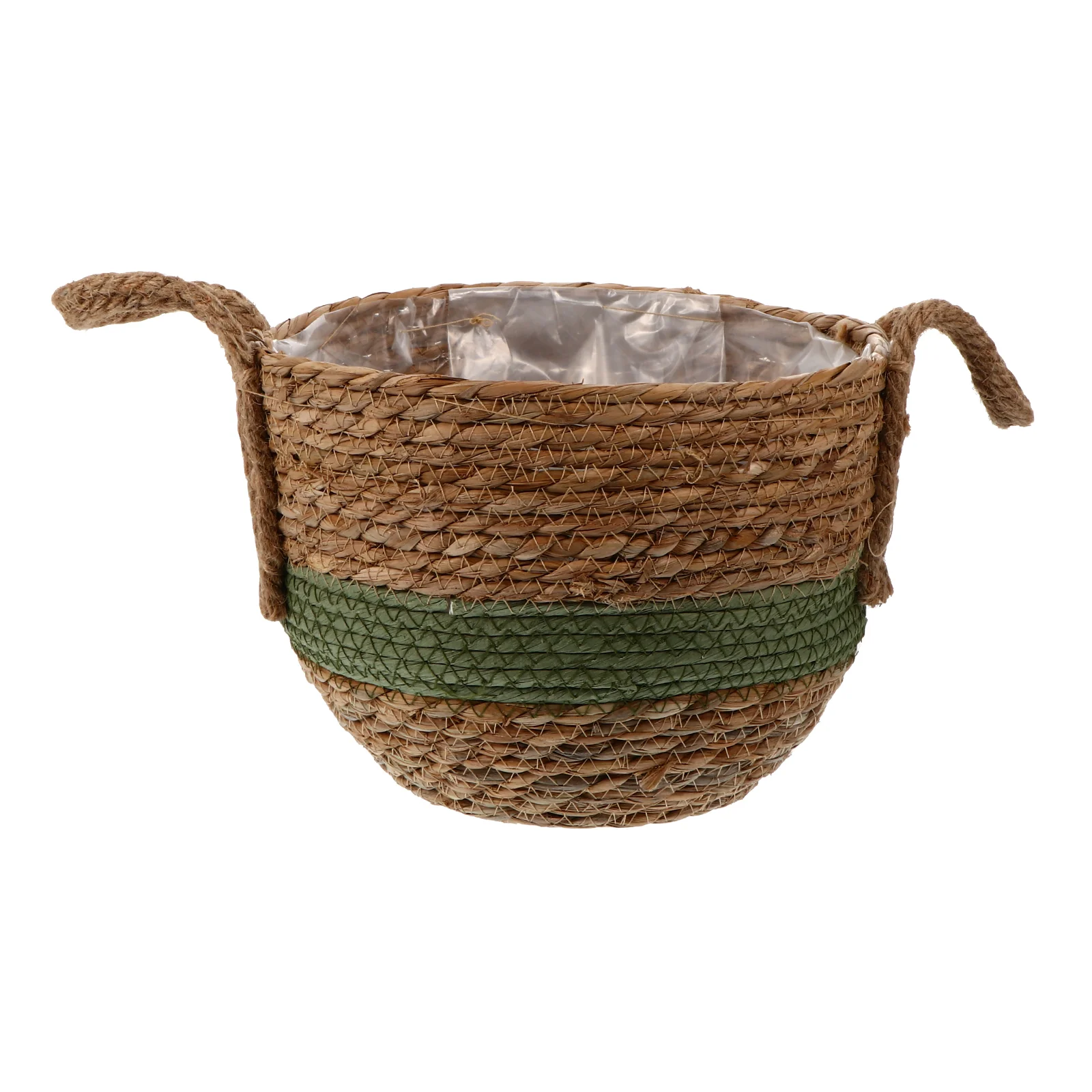 

Plant Basket Pant Pot Storage Rattan Woven Retro Home Decor Decorative Flower Hamper Vase
