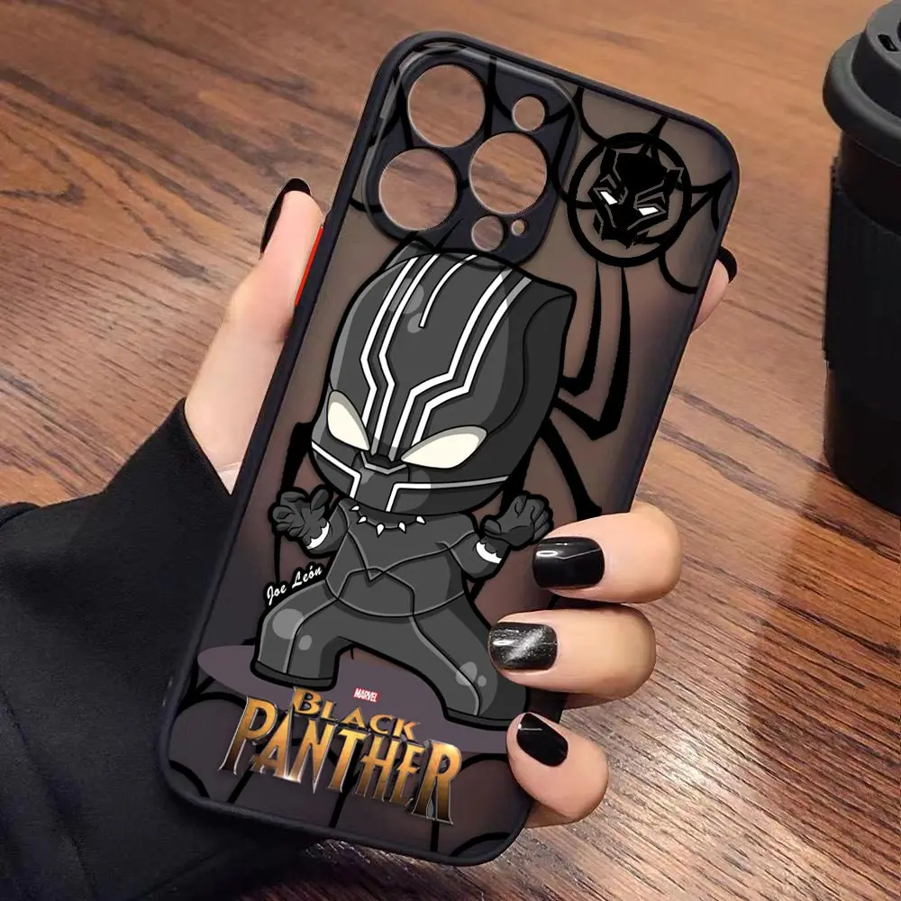 thumbnail image 1 of Funda para iPhone Apple 14 13 11 12 MINI Pro XS Max XR X 7 8 SE 2022 2020 6 6S Plus Funda Shell Marvel Avengers Anime dibujos animados, 1 of 5