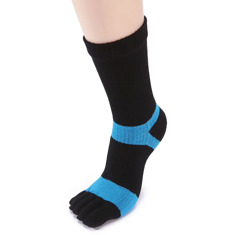 

High Quality Five Fingers Sport Socks Compression Cotton Breathable Anti-Friction Bike Running Travel Socks with Toes Calcetines