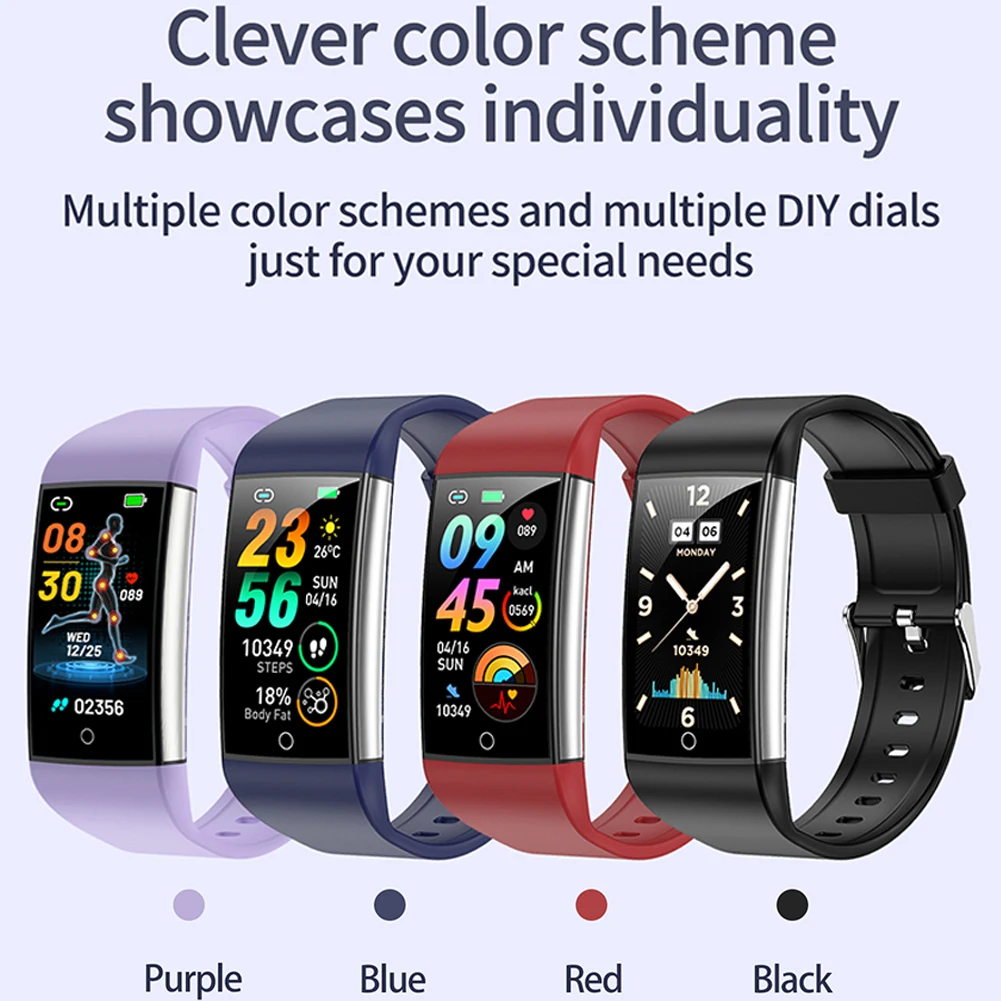 Tk76 Smart Watch Sleep Ecg Rilevamento Della Temperatura Della Frequenza Cardiaca Del Grasso Corporeo 1.47 "Orologio Fitness Touch Screen Per Smartpho