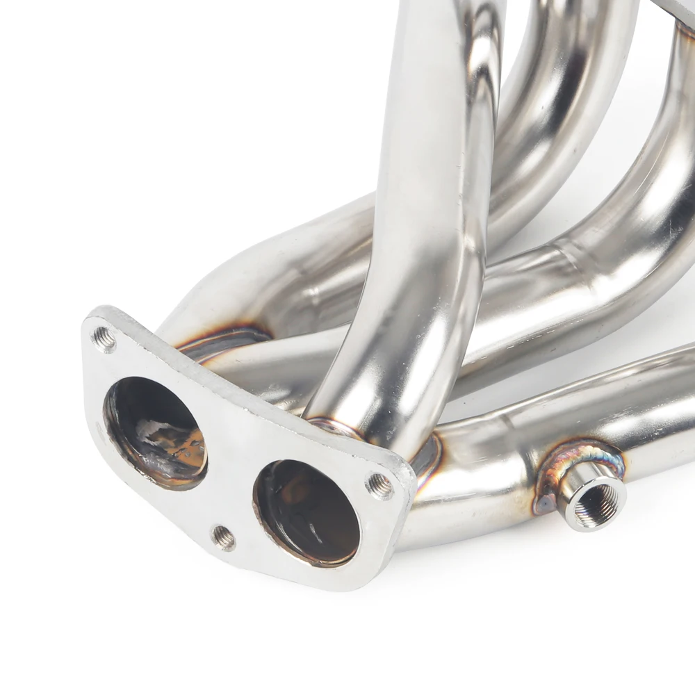 STAINLESS STEEL PIPING HEADER MANIFOLD EXHAUST FOR HONDA CIVIC 88-00 EG EF EK EM EXHAUST HEADER