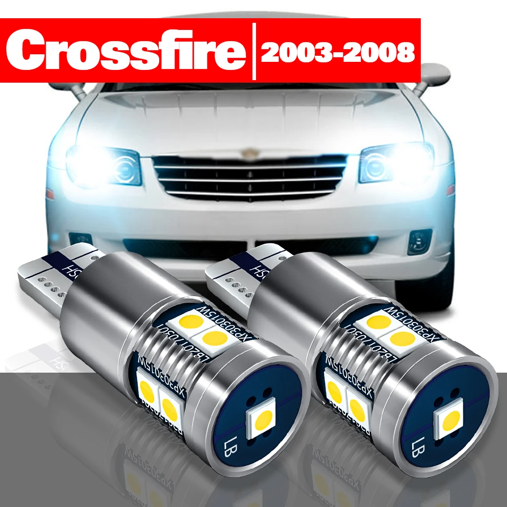 Per Chrysler Crossfire 2003-2008 2 Pezzi Led Luce Di Parcheggio Lampada Di Ingombro Accessori 2004 2005 2006 2007