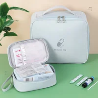 Portable Medical Bag Fabric Medical Box Travel Medical First Aid Kit Home Outdoor Emergency Children Student Health Kit 1