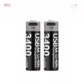 USB AA 3400mWh 2PC