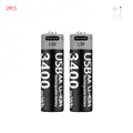 USB AA 3400mWh 2PC