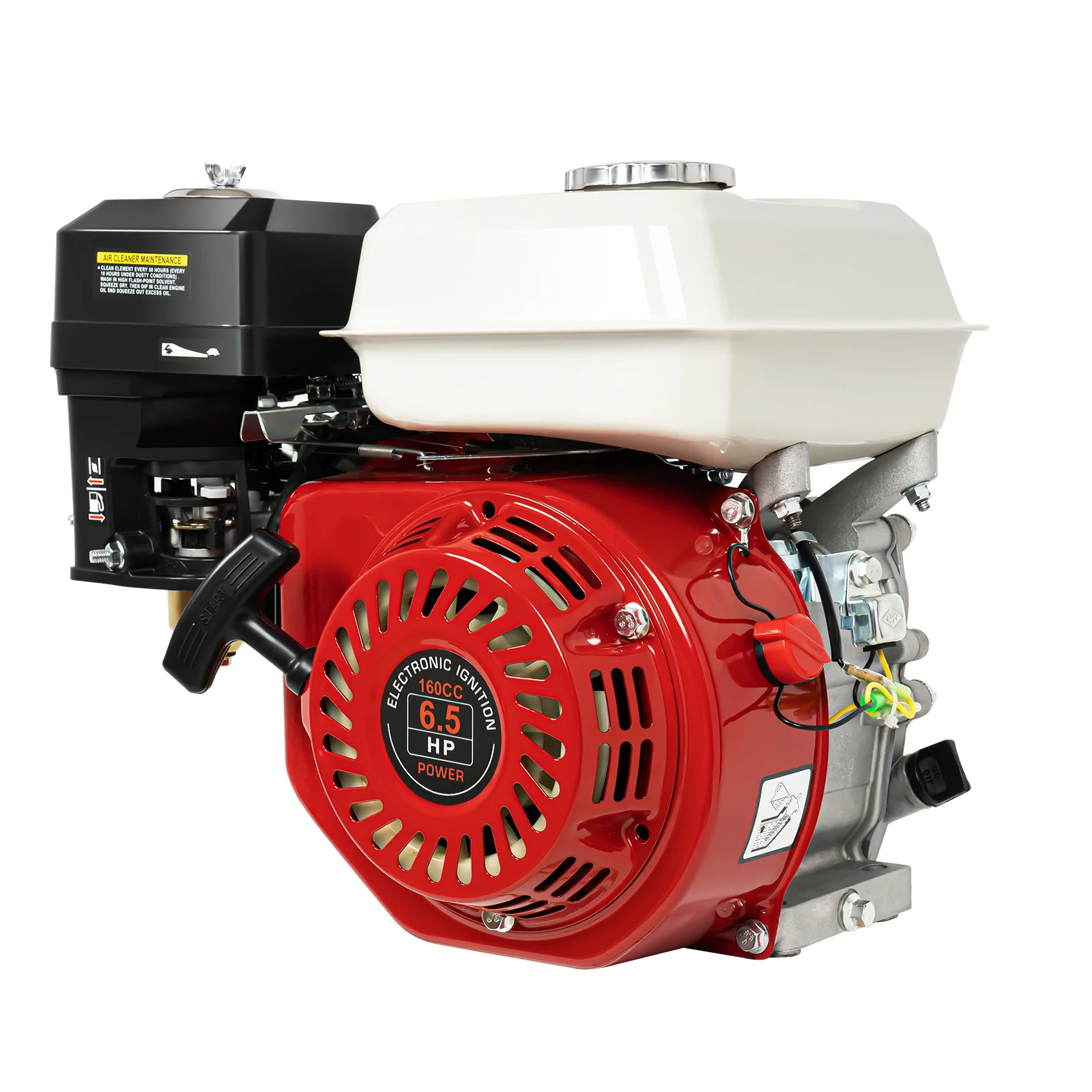 

6.5HP 4-Stroke Gas Engine for Honda GX160 OHV Pull Start Air Cooling System 160cc