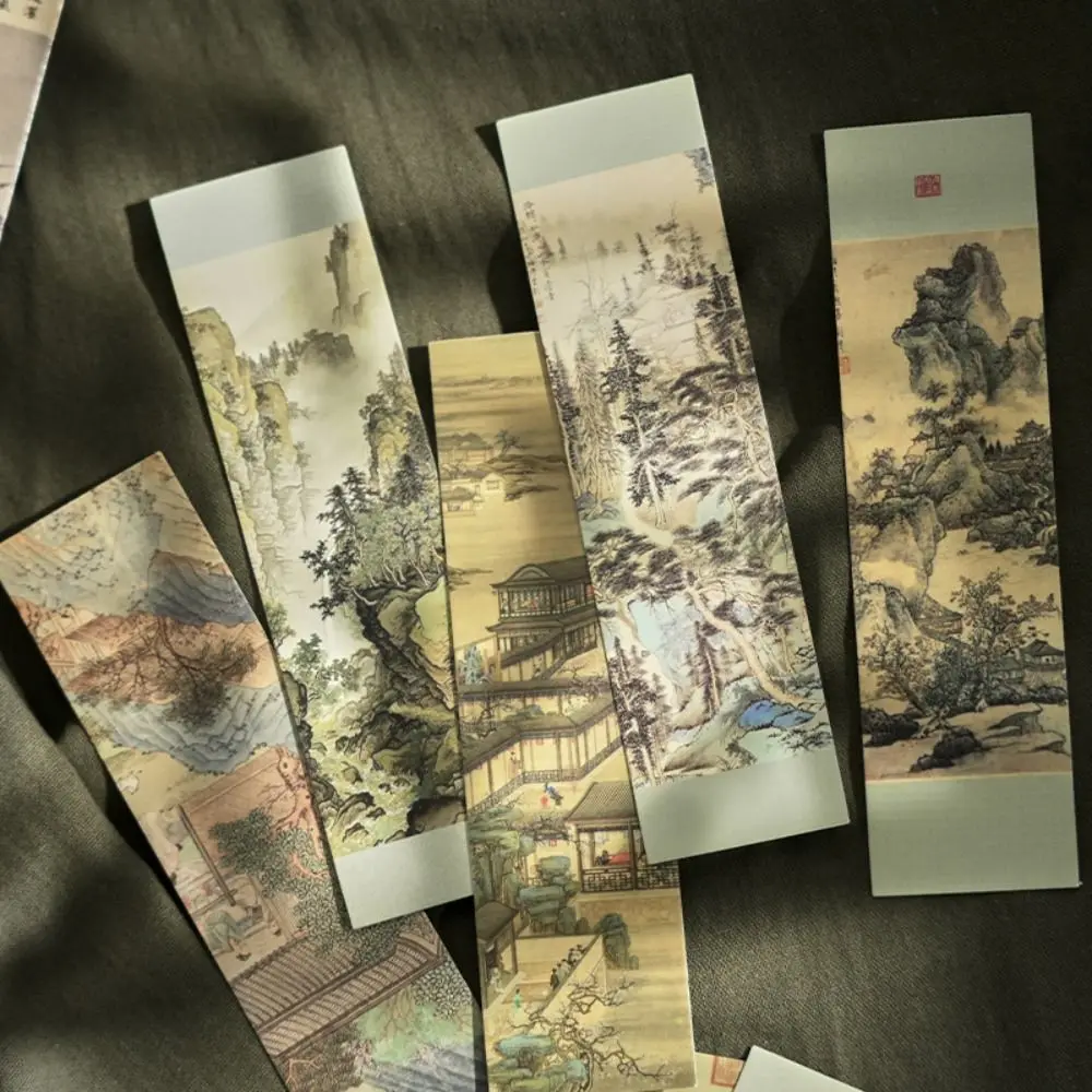 

30Pcs/Set Ancient Retro Aesthetic Paper Bookmarks Art Aesthetic Cards Book Lover Reading Book Page Mark Student Award Gifts