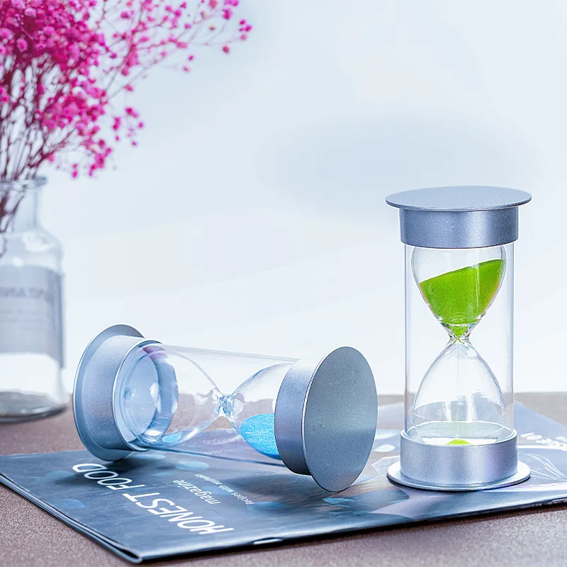 60 Minutes Mini Hourglass Sandglass Sand Clock Children Kids Gift Glass Timer Home Desk Decoration Available in Various Colors 3