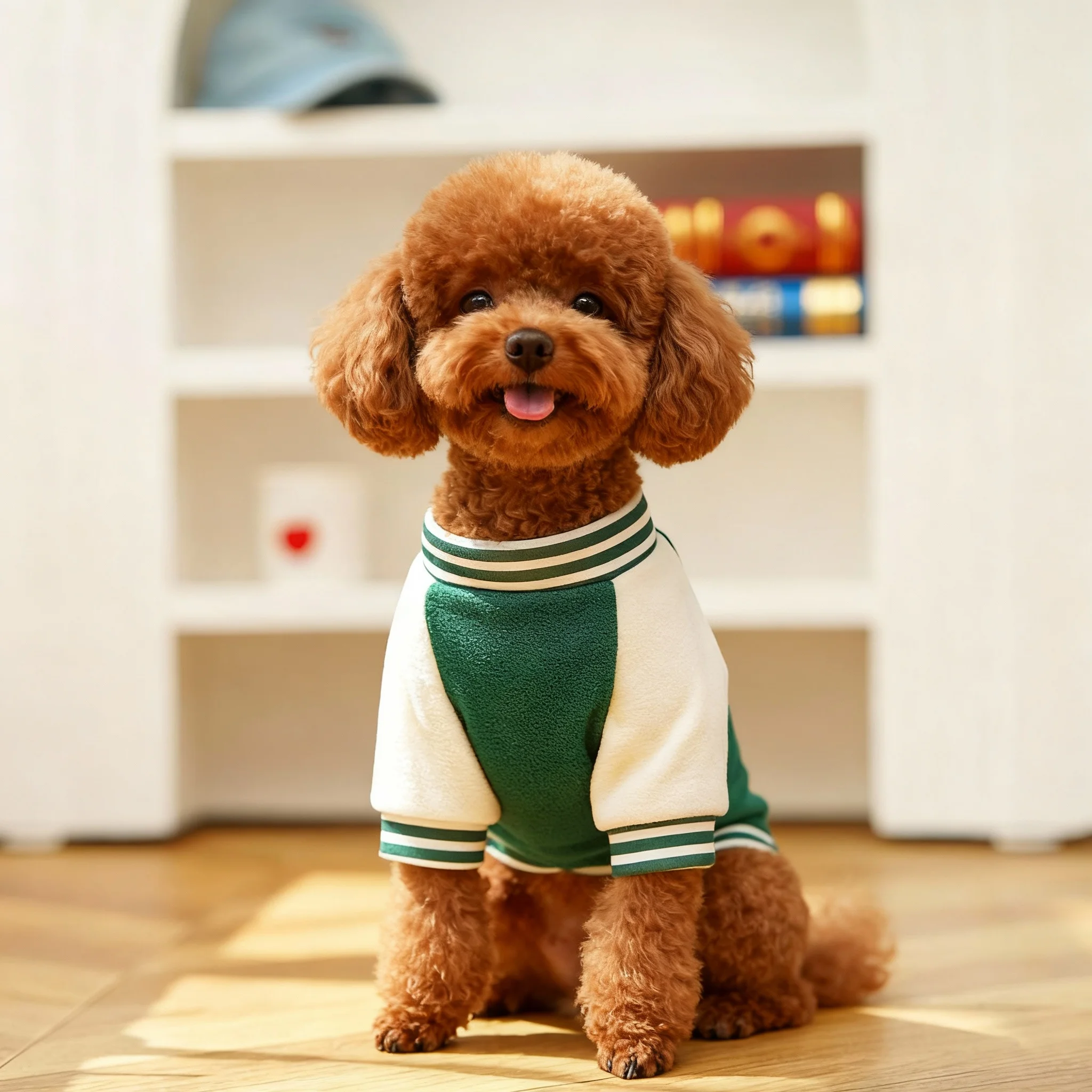 Sporty Fleece Baseball Dog Jacket 3