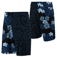 2024 Men Beach Shorts Hawaii Summer Tropical Polynesian Kanaka Women Board Shorts 3D Print Swim Trunks Ropa Hombre Short Pants 1