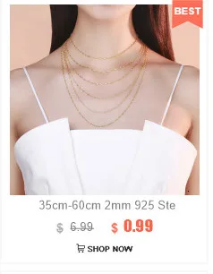 35-80cm 0,65mm Dünne Echt 925 Sterling Silber Gold Farbe Box Kette Halskette Frauen Kinder Mädchen Kinder herren Schmuck Kolye Collares – Detail 2