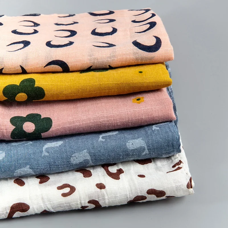 Matagorda Children's Scarf Fashion Folwer Pringting Thin Cotton Linen Kid Scarves Baby Neckerchief Collar Cute Accessory TWEET children scarf