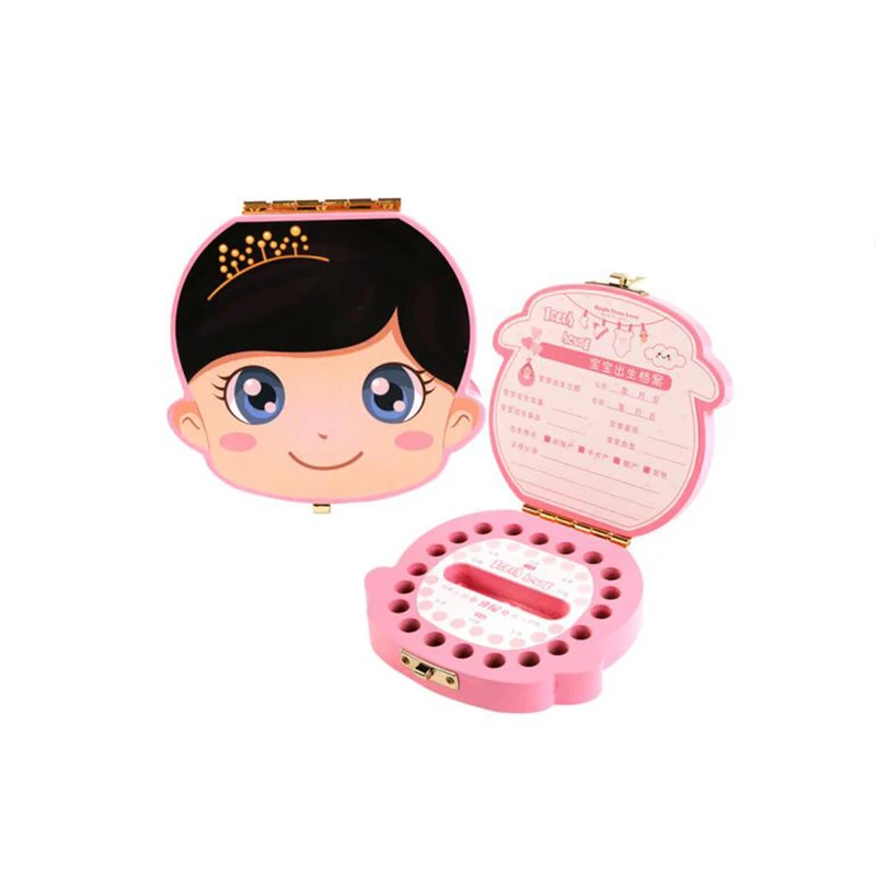 Tooth Box Wooden Color for Baby Kids