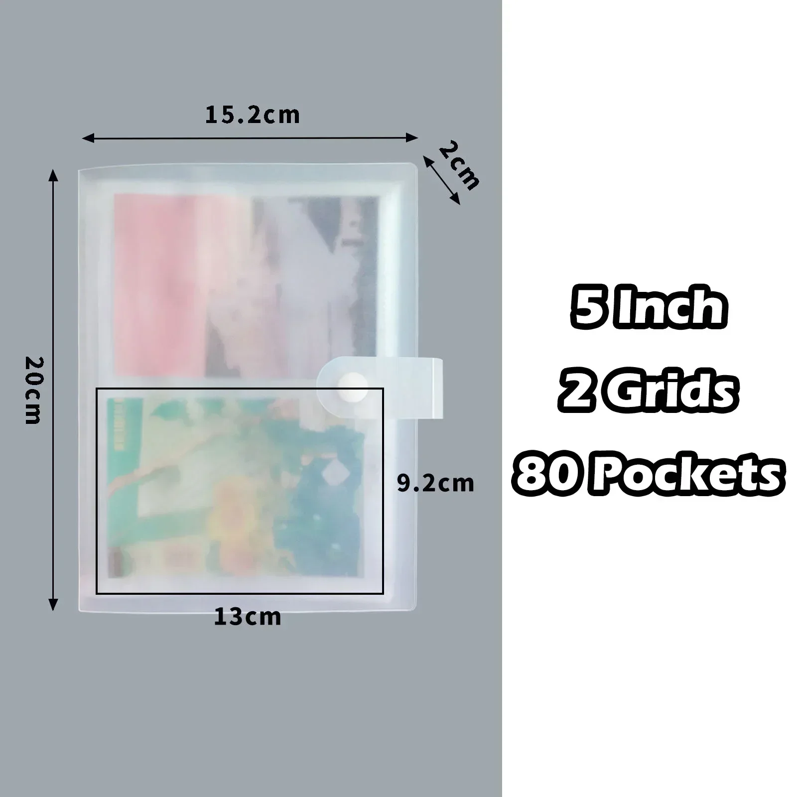 Versatile Pocket Card Photo Album and Scrapbook Binder Holder